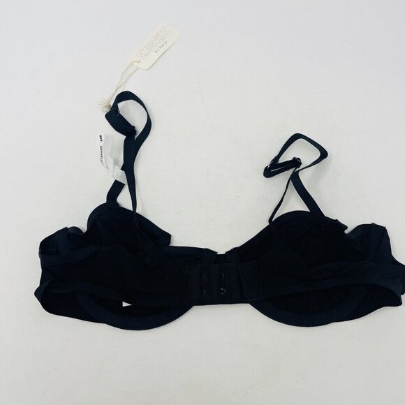 Aerie Smoothez Womens 34B Microfiber Full Coverage Underwire Bra in Black 392 - Picture 3 of 9